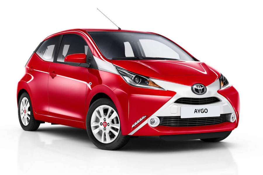 Toyota Aygo for hire from Happy Hire