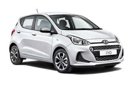 Hyundai i10 for hire from Happy Hire